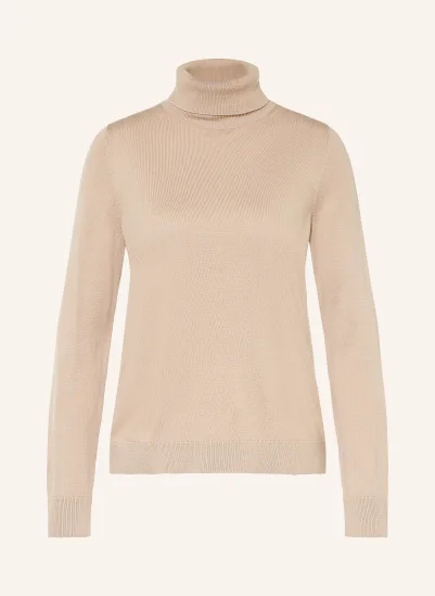 COMMA Rollkragenpullover BEIGE