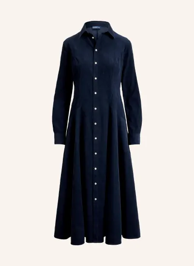 POLO RALPH LAUREN Hemdblusenkleid aus Cord