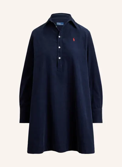 POLO RALPH LAUREN Hemdblusenkleid aus Cord
