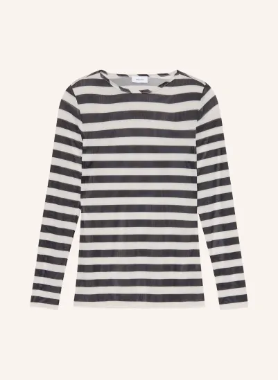 darling harbour Mesh long-sleeve shirt
