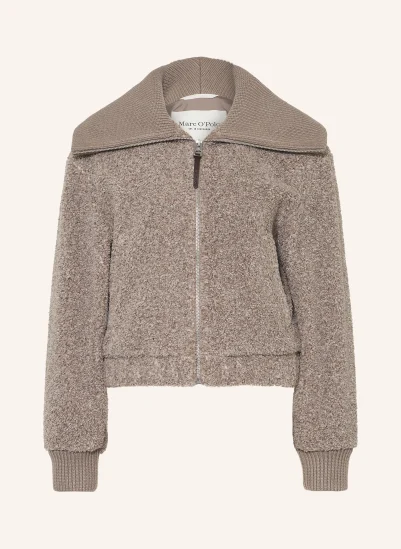Marc O'Polo Teddyfell-Jacke TAUPE