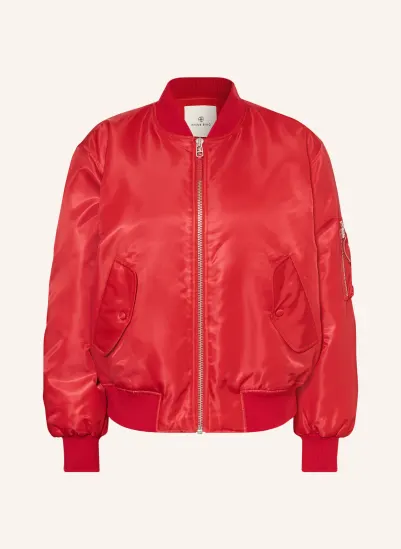 ANINE BING LEON Satin College jacket