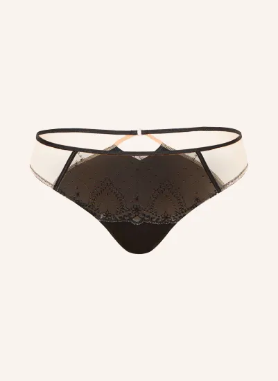 mey Slip Serie MYSTERIOUS mit Cut-out BEIGE / SCHWARZ