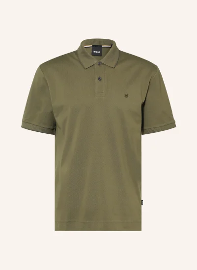 BOSS Piqué-Poloshirt PARRIS GRÜN