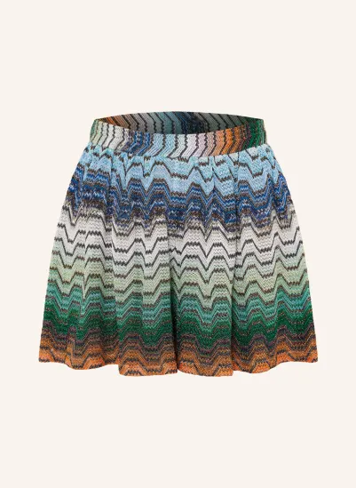 MISSONI Szorty z dzianiny z brokatową przędzą