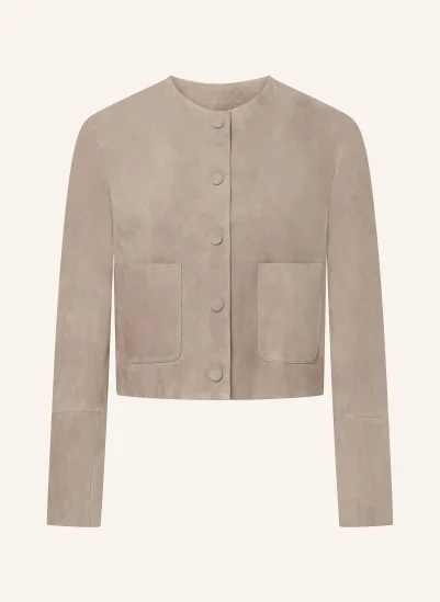 windsor. Lederjacke HELLBRAUN