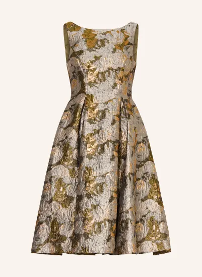 ADRIANNA PAPELL Cocktailkleid aus Jacquard mit Glitzergarn