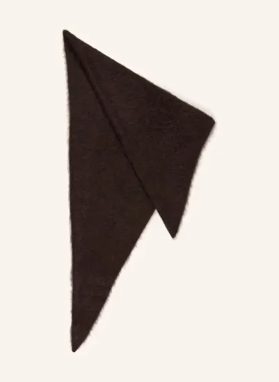 MRS & HUGS Triangular cashmere scarf