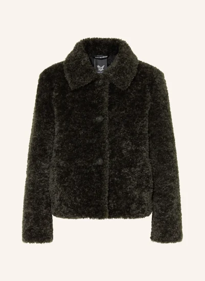 FUCHS SCHMITT Teddyfell-Jacke FRANKFURT KHAKI
