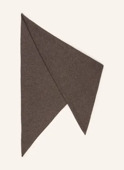 darling harbour Triangular scarf with cashmere