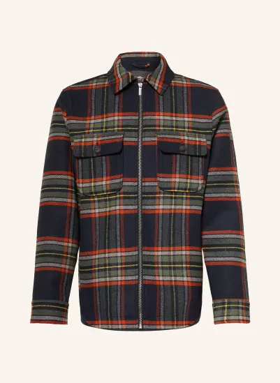 FYNCH-HATTON Overjacket DUNKELBLAU / ORANGE / GELB