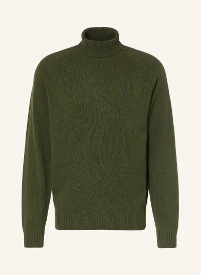 FYNCH-HATTON Rollkragenpullover DUNKELGRÜN