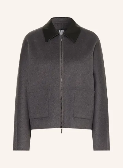 RIANI Kastenjacke DUNKELGRAU / SCHWARZ