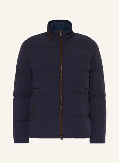 PAUL & SHARK Daunenjacke TYPHOON DUNKELBLAU / DUNKELBRAUN