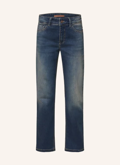 MAC Straight Jeans CARRIE D598 stormy midblue brown