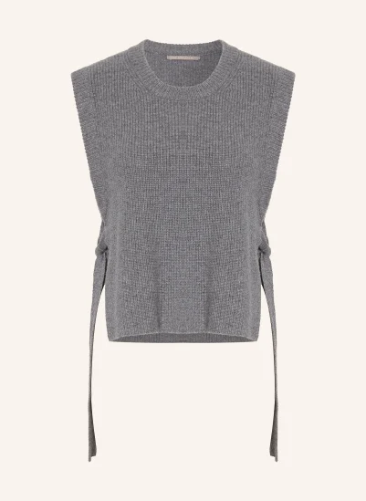 (THE MERCER) N.Y. Cashmere-Pullunder DUNKELGRAU