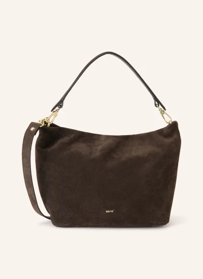 abro Umhängetasche EBONY LARGE DUNKELBRAUN / GOLD