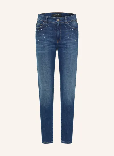MARC CAIN Blugi skinny SILEA cu pietre decorative
