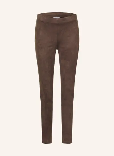 darling harbour Leather-look trousers