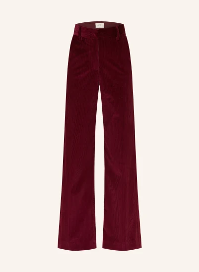WEEKEND Max Mara Marlenehose TANIA aus Cord DUNKELROT