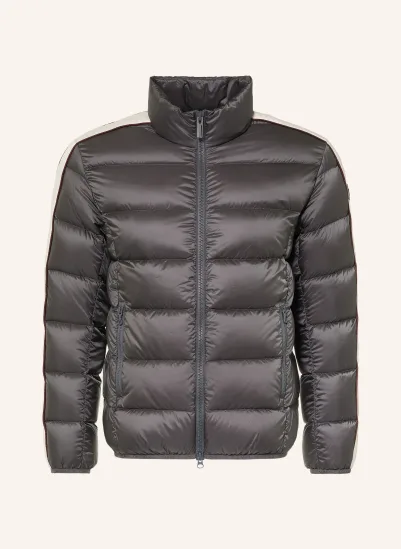 COLMAR Daunenjacke DUNKELGRAU / DUNKELROT / WEISS