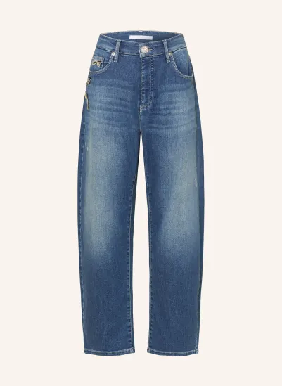 MAC Barrel Jeans DANNI mit Schmucksteinen D567 vintage indigo used