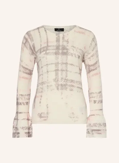 monari Sweater with ruffles and sequins