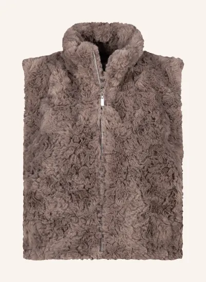 monari Bodywarmer van imitatiebont