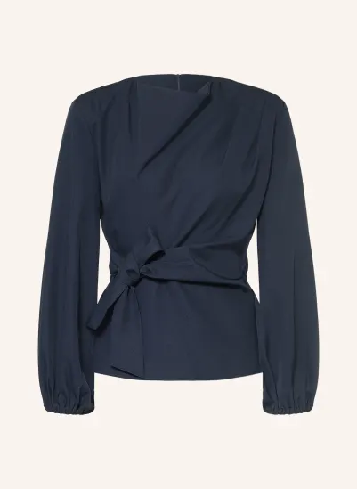 co'couture Blusenshirt LUNACC DUNKELBLAU