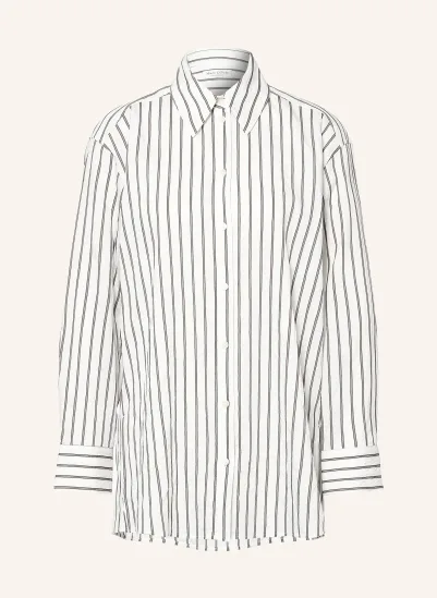Marc O'Polo Hemdbluse WEISS / TAUPE