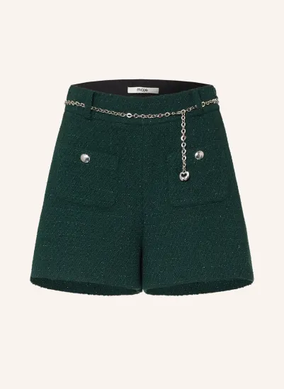 maje Tweed-Shorts mit Glitzergarn