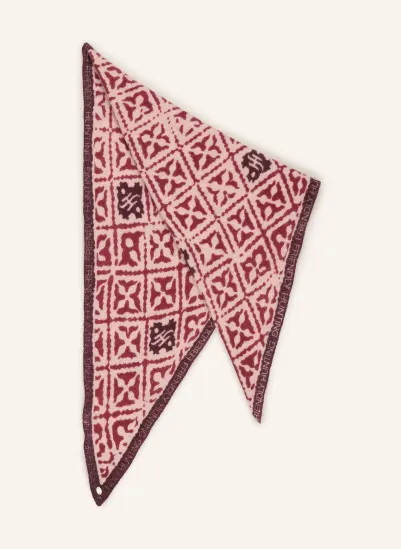 friendly hunting Triangular scarf in cashmere