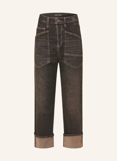 MAC Boyfriend Jeans BAGGY D958 brown tinted black wash
