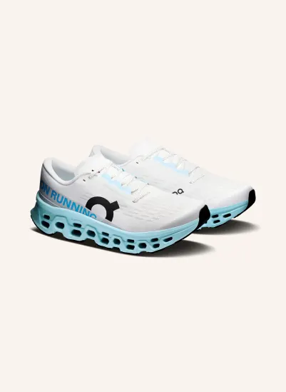 On Laufschuhe CLOUDMONSTER 3 WEISS / GRAU / HELLBLAU