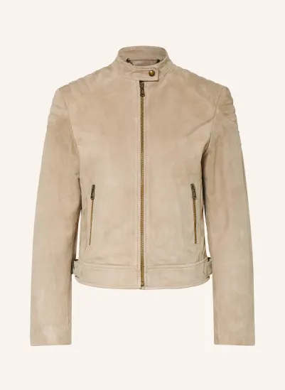 BELSTAFF Lederjacke MOLLISON TAUPE