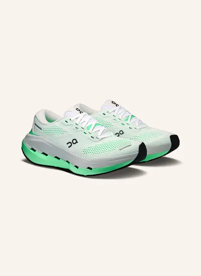 On Laufschuhe CLOUDRUNNER 3 MAX WEISS / NEONGRÜN
