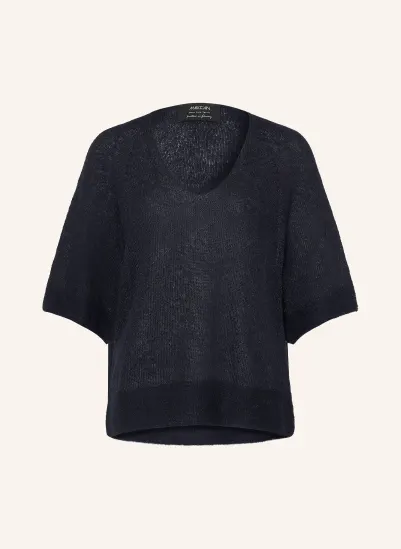 MARC CAIN Knit shirt with alpaca and mohair
