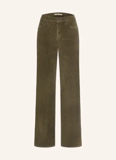 Levi's® Cordhose 318 SHAPING WIDE LEG OLIV