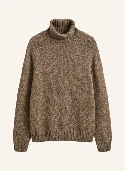 GANT Rollkragenpullover TAUPE