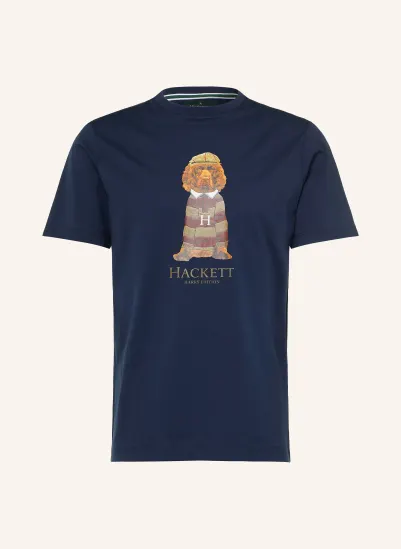 HACKETT LONDON T-Shirt HERITAGE HARRY DUNKELBLAU