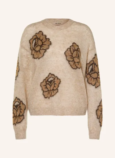 MOS MOSH Pullover MMDREA BEIGE / DUNKELBRAUN / BRAUN
