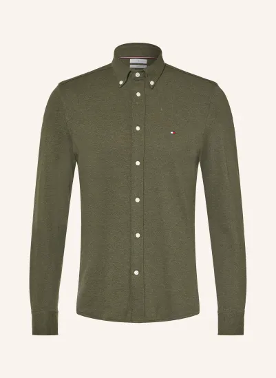 TOMMY HILFIGER Piqué-skjorta Slim Ft