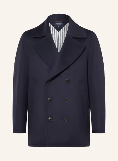 TOMMY HILFIGER Wollmantel DUNKELBLAU