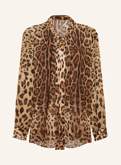 DOLCE & GABBANA Tie-neck blouse
