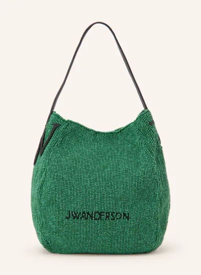 JW ANDERSON Beuteltasche BULB SMALL mit Schmuckperlen