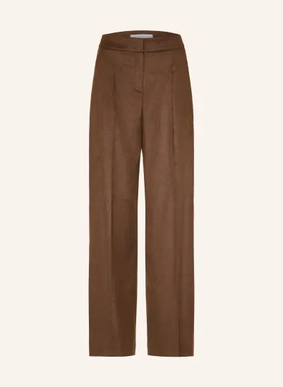 RAFFAELLO ROSSI Marlenehose WILLOW aus Flanell BRAUN
