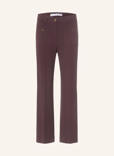 RAFFAELLO ROSSI Marlenehose MILEY aus Jersey DUNKELLILA
