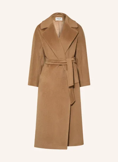 WEEKEND Max Mara Mantel TEMPERA im Materialmix CAMEL