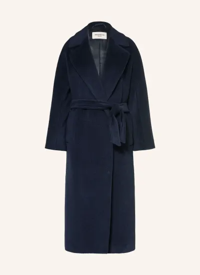 WEEKEND Max Mara Mantel TEMPERA im Materialmix DUNKELBLAU