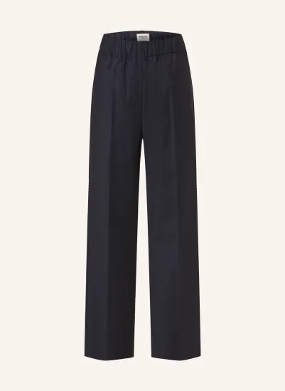 WEEKEND Max Mara Flanellhose HATELEY DUNKELBLAU